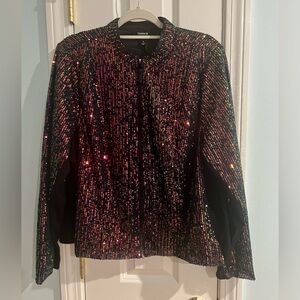 Gorgeous sequin jacket from Torrid. Size 1 (US 14-16).